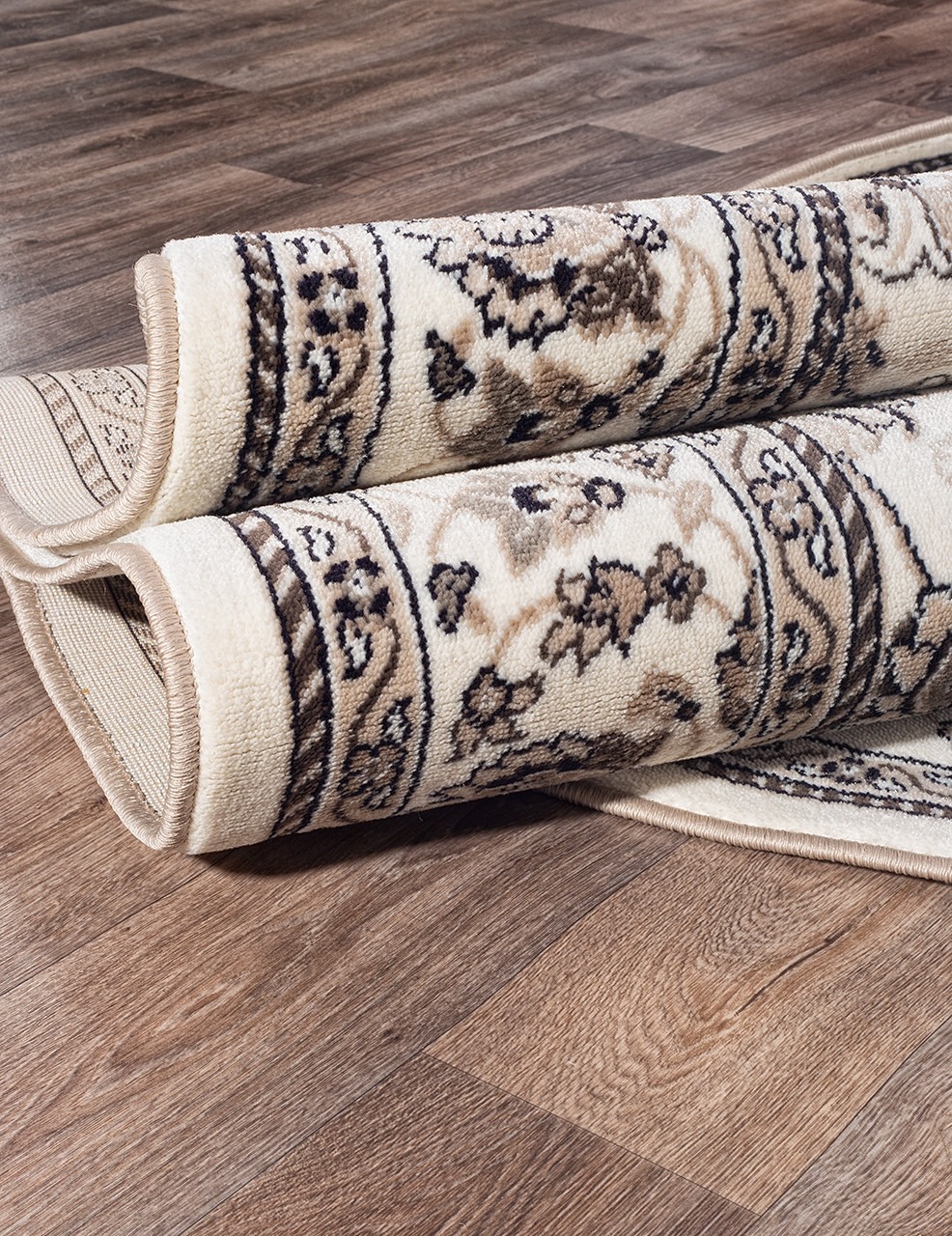Ковер Merinos Valencia Deluxe d251-OVAL-CREAM-BROWN (1.5х2.3) — фото 3