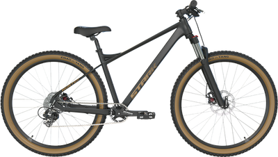 Велосипед STARK Hunter 29.1 D 2025 (16, черный матовый/песочный, разобранный, в коробке) -