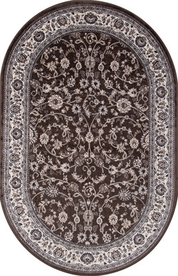 Ковер Merinos Valencia Deluxe d251-OVAL-BROWN (1.5х2.3) - 