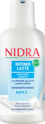 Гель для интимной гигиены Nidra Увлажняющий с молочными протеинами (500мл) - 