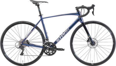 Велосипед STARK Peloton 700.4 D 2025 (L, королевский синий/серебристый, разобранный, в коробке) - 