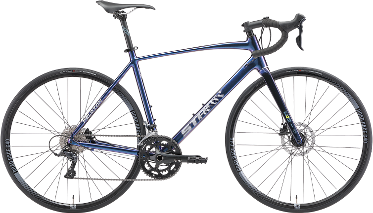 Велосипед STARK Peloton 700.4 D 2025 (S, королевский синий/серебристый, разобранный, в коробке)
