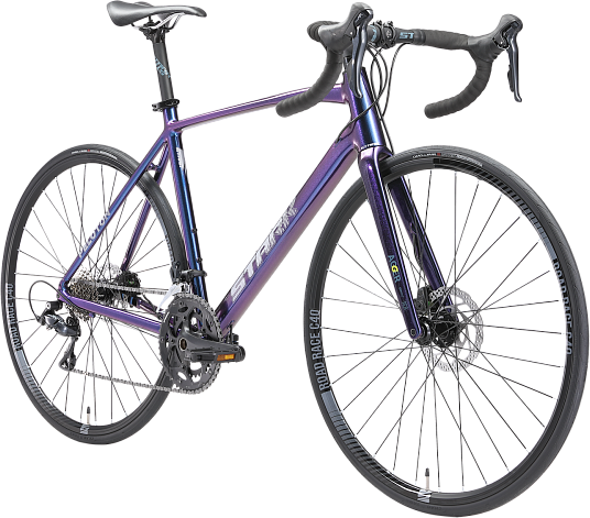 Велосипед STARK Peloton 700.4 D 2025 (S/M, королевский синий/серебристый) — фото 2