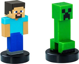 Набор фигурок коллекционных Minecraft Стив и Крипер / MC5015B (2шт) -