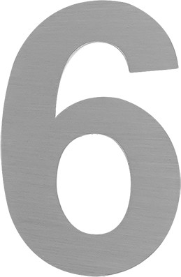 

Цифра дверная, 6 (9) 50мм самоклеющаяся