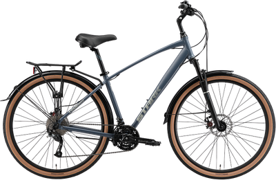 Велосипед STARK Touring 28.3 D 2025 (18, сине-серый матовый/серый) -
