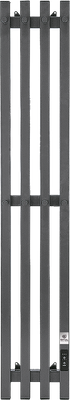 Полотенцесушитель электрический Royal Clima Вертикальный 210х1200 / RTD-M21120-4E-U-03 (графит) - 