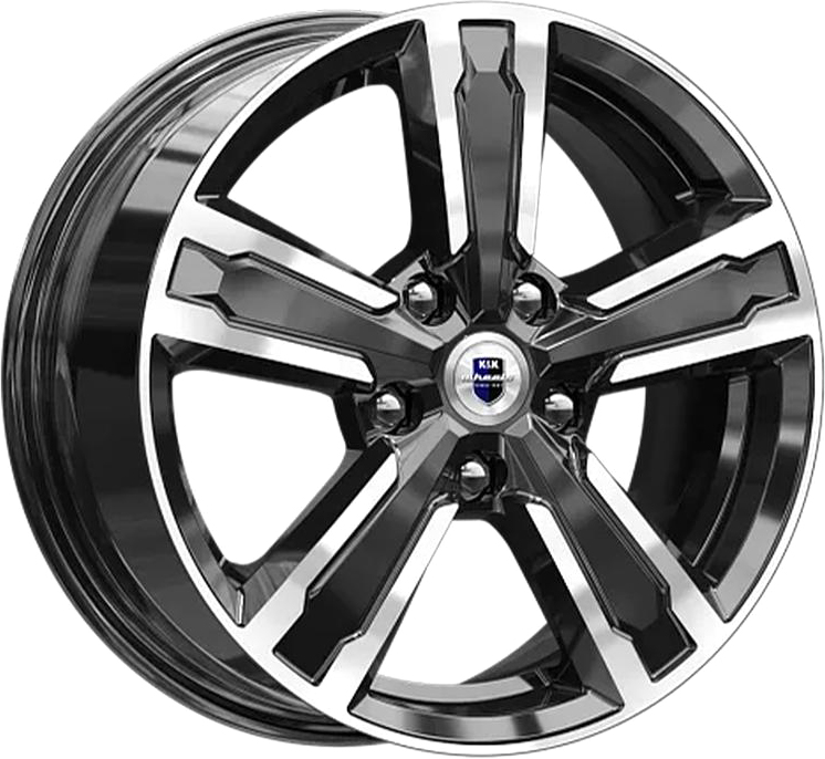 Литой диск K&K Оклахома 16x6.5" 5x114.3мм DIA 54.1мм ET 45мм Алмаз черный