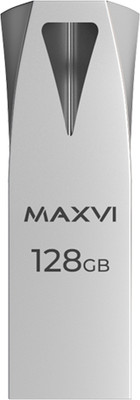 USB flash накопитель Maxvi MK2 128GB 3.0 (металлик/серебристый) -