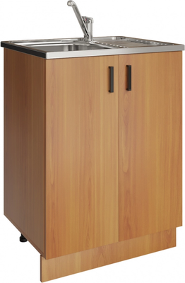 Шкаф под мойку No Brand 60 ЛДСП / 504062 (ольха) -