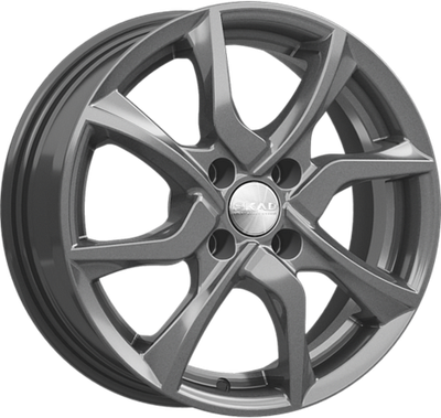 

Литой диск, Тулон 15x6" 4x100мм DIA 67.1мм ET 39мм Графит