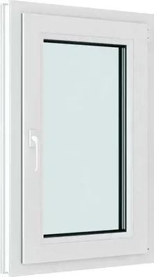 

Окно ПВХ, Futuruss Одностворчатое Поворотно-откидное правое 3 стекла