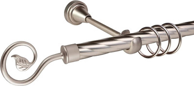 

Карниз для штор, Grace D19К + наконечники Завиток одинарный