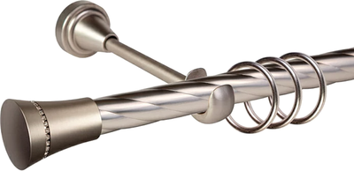 

Карниз для штор, Grace D19К + наконечники Астурия