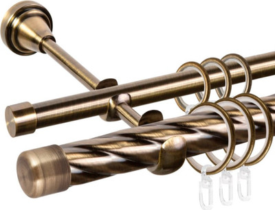 

Карниз для штор, Grace D25К/16Г + заглушка Закругленная