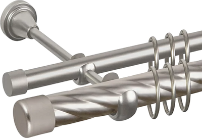 

Карниз для штор, Grace D25К/16Г + заглушка Закругленная