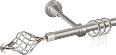 

Карниз для штор, Grace D19Г + наконечники Ажур