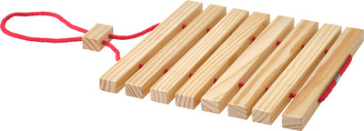 Подставка под горячее Ikea Halvnabb / 706.021.73 (ярко-красный/сосна) -