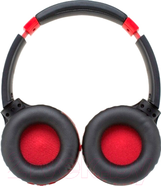 Беспроводные наушники Audio-Technica ATH-S200BT (черный/красный)