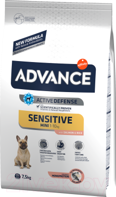 Сухой корм для собак Advance Mini Sensitive (7.5кг)