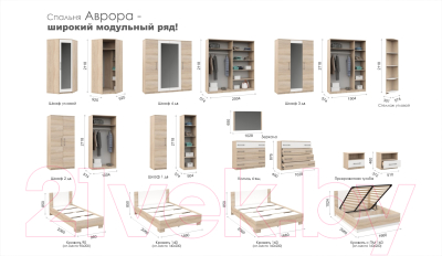 Угловое окончание для шкафа Империал Аврора (дуб сонома/белый)