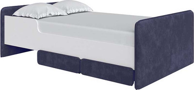 Односпальная кровать Proson Mika 70x180 (белый/Sohu джинс) - 