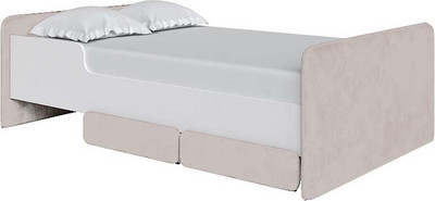 Односпальная кровать Proson Mika 70x180 (белый/Sohu крем) -