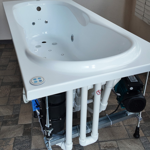 Купить Ванна акриловая Whirlpool LB17075-HACM Hydro+Aero+Chromo в Слуцке