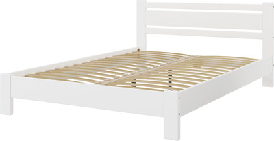 Полуторная кровать Bravo Мебель Милс 120х200 (белый античный) - 