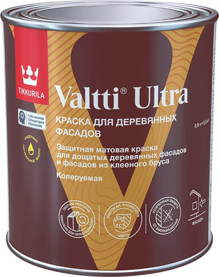 Краска Tikkurila Valtti Ultra С (900мл, матовый) - 