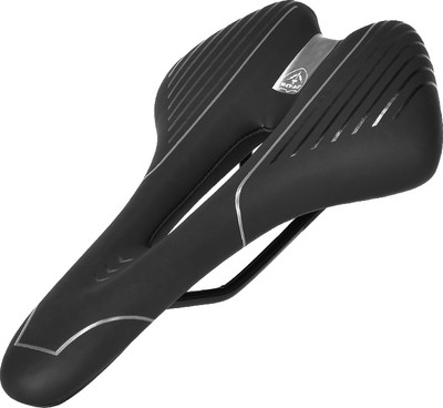 Сиденье для велосипеда ZeuS Z-1009 MTB Sport (черный/серебристый) - 