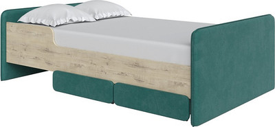 Односпальная кровать Proson Mika 80x180 (бунратти/Sohu лазурь) -