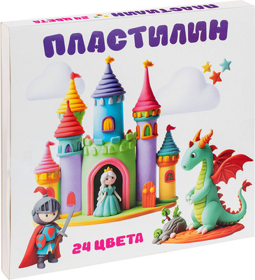Пластилин Dream Makers PV24 (24цв) -