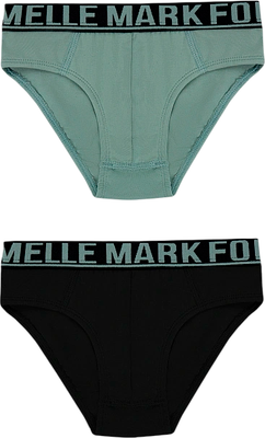 Комплект трусов детских Mark Formelle 413356-2 (р.146-72-63, зеленый лед/черный) -