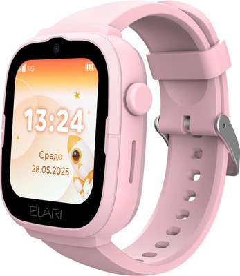 Умные часы детские Elari Go 4G / KP-4G-Go-PNK (розовый) - 