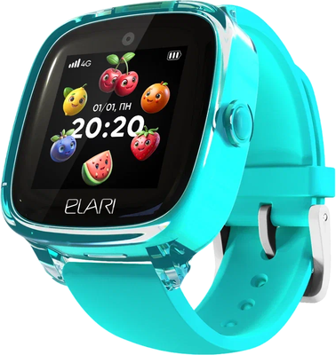 Умные часы детские Elari KidPhone 4G Fresh / KP-4G-F-GR (зеленый) - 