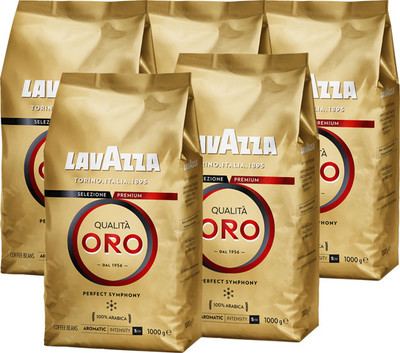 Кофе в зернах Lavazza Qualita Oro / 5640 (5х1кг) - 