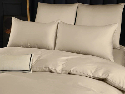 Пододеяльник Primavelle 175х210 тенсель на молнии / 136461701-сгT82 (экрю) -