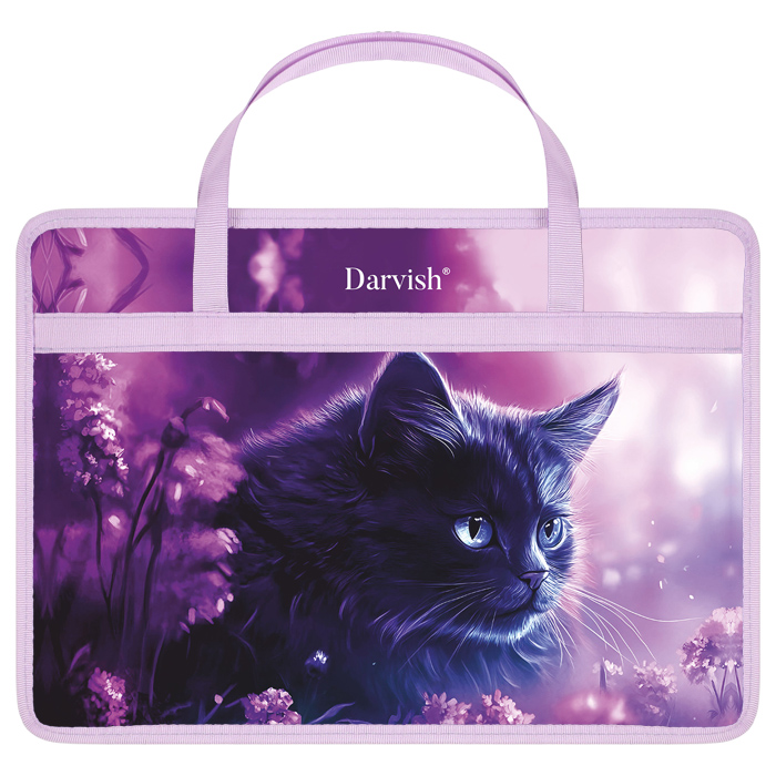 Папка-портфель Darvish Волшебный кот / DV-14113-17