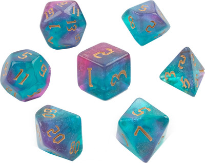 Набор кубиков для настольной игры Время игры дайсы для ДнД / 9482834 (7шт) - 
