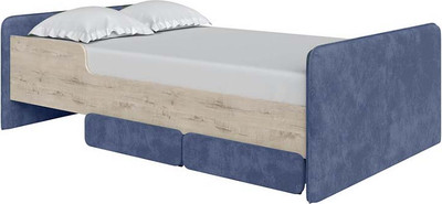 Односпальная кровать Proson Mika 70x190 (бунратти/Selfie пыльный голубой) - 