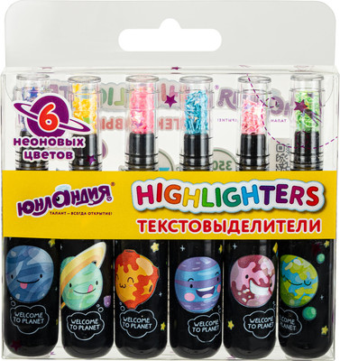 Набор маркеров Юнландия Космос / 152512 (6цв) -
