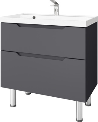 

Тумба под умывальник, Wector Wct.01.80/P/A/MD+Leg.05.50/H200/Silver/RL+Leg.05.5