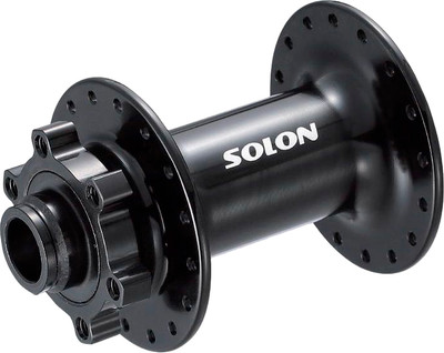 Втулка для велосипеда Solon DH908TF Boost 32H Disc (передняя, черный) - 