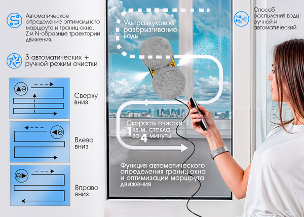 Купить Робот-мойщик окон Endever SkyClean 104  