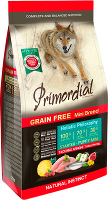 Сухой корм для собак Primordial Dog Puppy Starter Mini / MSP7706 (6кг) - 