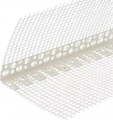 

Уголок штукатурный, ПВХ арочный с армирующей сеткой 100x150x3000мм