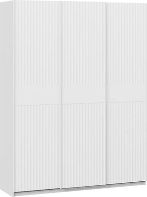 Шкаф-купе ТриЯ  Оскар Тиффани Т2 1800 / 282739 (белая/белый снег/белый софт) - 