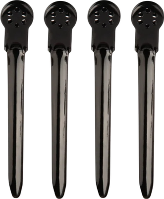 Набор зажимов для волос FRAMAR Tight Tension Clips Black (4шт) - 
