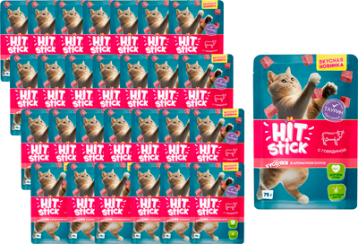 

Влажный корм для кошек, Для кошек с Говядиной в соусе